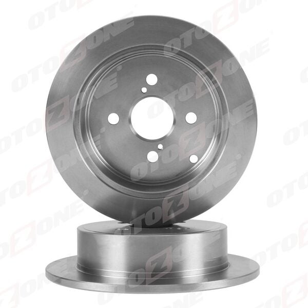 OTOZONE BD9032 ARKA FREN DİSKİ DOLU TİP TOYOTA COROLLA 1.4L 4ZZ-FE ZZE120 VVTi 02-06 / 1.6L 3ZZ-FE ZZE121 VVTi 02 -06 258 çap X 4 bijon - Adet disk fiyatıdır - Görsel 1