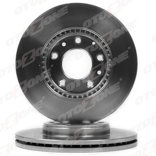 OTOZONE BD9066 ÖN FREN DİSKİ HAVA KANALLI MAZDA 6 2.0L LF RF GG kasa 02-07 283 çap x 5 bijon - Adet disk fiya tıdır - Görsel 1
