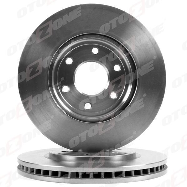 OTOZONE BD9076 ÖN FREN DİSKİ HAVA KANALLI NISSAN NAVARA 2.5L YD25DDTi Dci D40 4x2 4x4 04-> / PATHFINDER 2.5L YD25 DDTi DCi R51 4x4 05-> 16 inç jant için 296 çap x 6 bijon - Adet disk fiyatıdır - Görsel 1