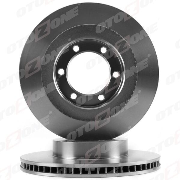 OTOZONE BD9103 ÖN FREN DİSKİ HAVA KANALLI TOYOTA LAND CRUISER 3.0L 1KZ-TE 1KD-FTV KZJ120 KDJ120 03-09 338 çap x 6 bijon - Adet disk fiyatıdır - Görsel 1