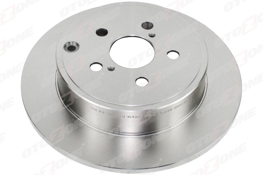 OTOZONE BD9146 ARKA FREN DİSKİ DOLU TİP TOYOTA AVENSIS 1.6L 3ZZ-FE ZZT250 03-08 / 2.0L 1AZ-FE 1AZFSE AZT250 03-08 / 2.0L 1AD-FTV ADT250 06-08 / 2.0L 1CD-FTV CDT250 03-08 280 çap X 5 bijon - Adet disk fiyatıdır - Görsel 1