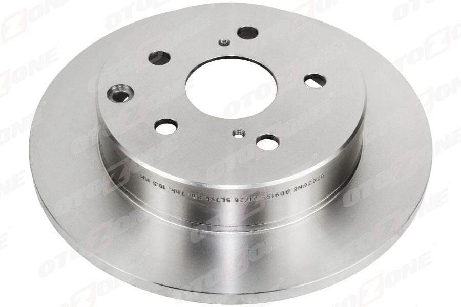 OTOZONE BD9159 ARKA FREN DİSKİ DOLU TİP TOYOTA RAV4 2.0L 1AZ-FE ACA30 06-12 / 2.2L 2AD-FTV 2ADFHV ALA30 06-> / 2. 0L 3ZRFAE ZSA30 09-> / 2.0L 1ADFTV ALA40 13-> 281 çap X 5 bijon - Adet disk fiyatıdır - Görsel 1