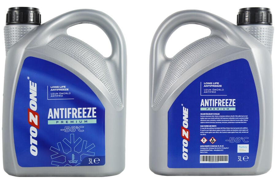 OTOZONE CANT004 ANTİFRİZ 3 LT -56 C MAVİ Koli 6 Ad - Görsel 1