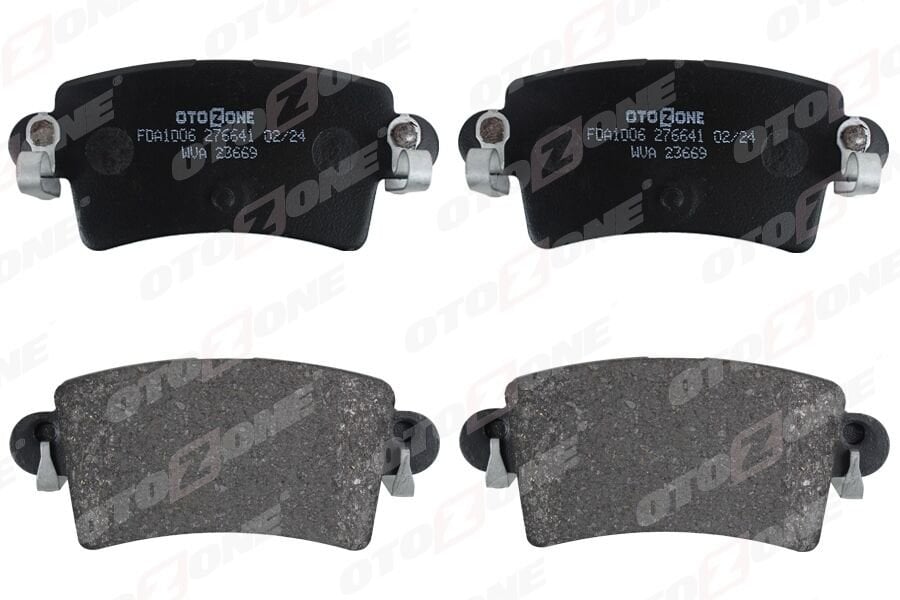 OTOZONE FDA1006 ARKA FREN BALATASI RENAULT MASTER II 01>06 OPEL MOVANO A 01>06 - Görsel 1