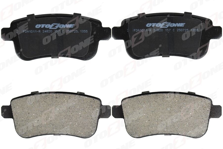 OTOZONE FDA1011-R ARKA FREN BALATASI FLUENCE 09> MEGANE III 09> MEGANE IV 15> SCENIC III 09> CLIO V 19> CAPTUR II 20> 1.0 TCE 1.2 TCE 1.3 TCE 1.5 DCI 1.6 SCE 440603734R civata takımlı klıpsli - Görsel 1