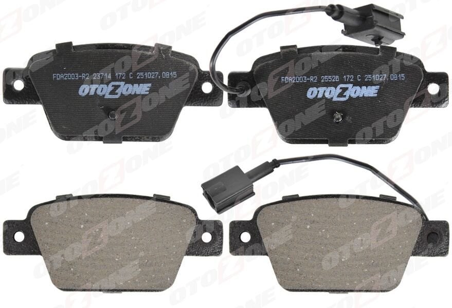 OTOZONE FDA2003-R2 ARKA FREN BALATASI FIAT STILO 02> LINEA 07> BRAVO II 07>14 ALFA ROMEO MİTO 08> MULTIPLA 99> - Görsel 1