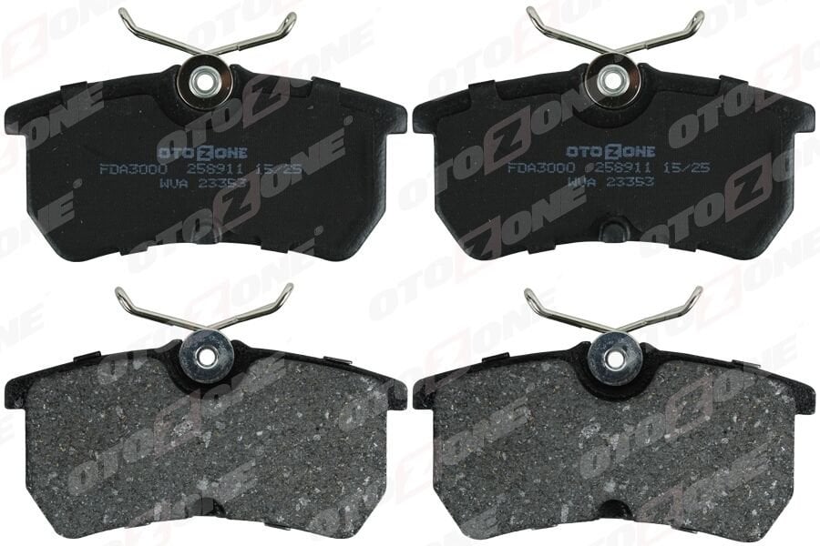 OTOZONE FDA3000 ARKA FREN BALATASI FOCUS I 98>04 FIESTA VI 17> GDB1354 - Görsel 1