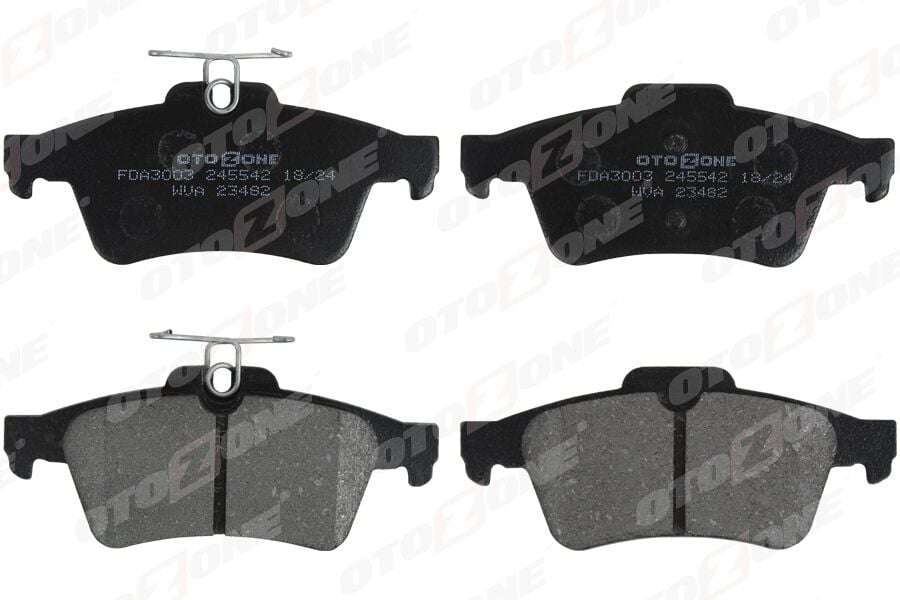 OTOZONE FDA3003 ARKA BALATA FOCUS II CMAX 03> CONNECT 02> LAGUNA III 07> OPEL VECTRA C 02> SIGNUM 03> CITROEN C5 08> PEUGEOT P508 10>18 - Görsel 1