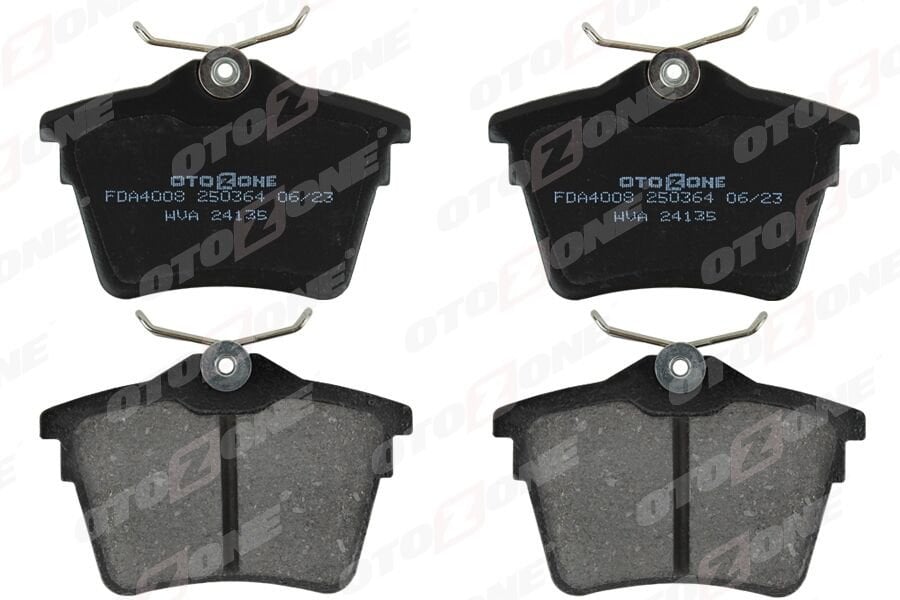 OTOZONE FDA4008 ARKA FREN BALATASI PEUGEOT P407 1.6 HDI 1.8-2.0 04> 607 00> CITROEN C5 08> - Görsel 1