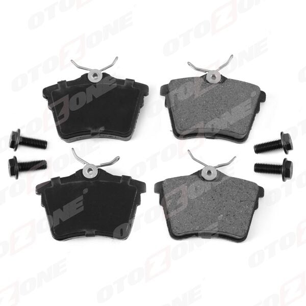 OTOZONE FDA4008-R ARKA FREN BALATASI PEUGEOT P407 1.6 HDI 1.8-2.0 04> 607 00> CITROEN C5 08> civata takımlı - Görsel 1