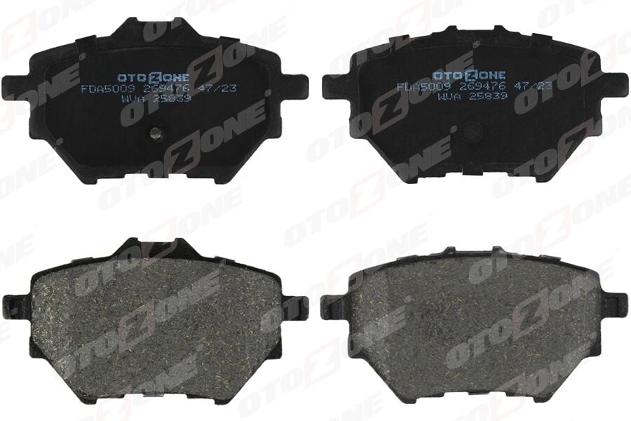 OTOZONE FDA5009 ARKA FREN BALATASI ASTRA L 21> COMBO E 18> GRANDLAND 17> MOKKA e 20> C4 18> C4 e 22> BERLINGO 18> PARTNER 18> RIFTER 18> 508 18> 308 II-III 13> 3008 16> 408 22> DS4 II 21> 268mm / PROACE CITY 21&gt - Görsel 1