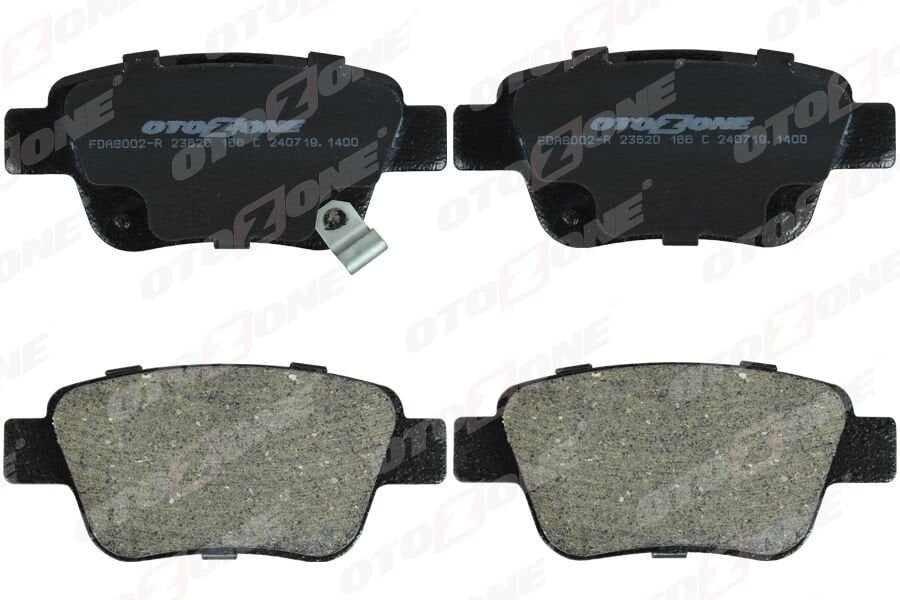 OTOZONE FDA8002-R ARKA FREN BALATA TOYOTA AVENSIS 1.6L 3ZZFE VVTi ZZT250 03-08 / 2.0L 1AZ-FE 1AZFSE AZT250 03-08 - Görsel 1