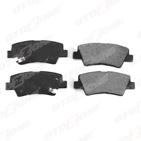 OTOZONE FDA8008-R ARKA FREN BALATA HYUNDAI ACCENT BLUE 1.4L 1.6L benzinli 10-> 1.6L CRDi dizel 10-> / ELANTRA 1.6L 1.6 L D4FB 11-> / KIA RIO 1.4L D4FC dizel - 6 vites 14-> / SOUL 1.6L CVVT 09-> - Aşınma ikaz soketli - Görsel 1