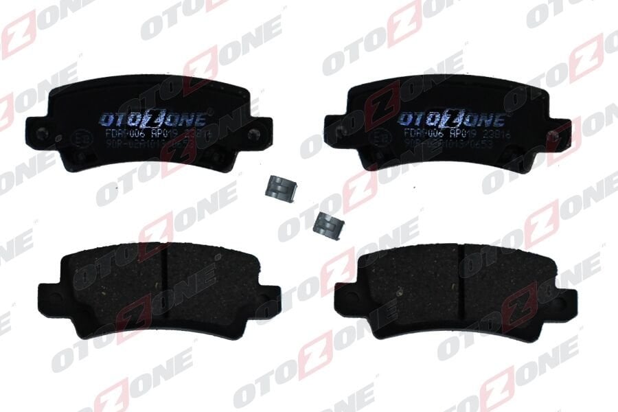 OTOZONE FDA9006 ARKA FREN BALATA TOYOTA COROLLA 1.4L 1.6L 4ZZ-FE 3ZZ-FE ZZE120 ZZE121 VVTi 02-06 / 1.4L 1NDTV NDE120 04-06 - Görsel 1