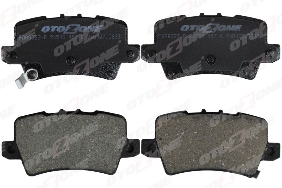 OTOZONE FDA9022-R ARKA FREN BALATA HONDA CIVIC 1.8L R18A VTEC FK2 Hatchback 06-> / 1.4L L13Z1 FK1 sport 09-> - Aşınma ikaz soketli - Görsel 1