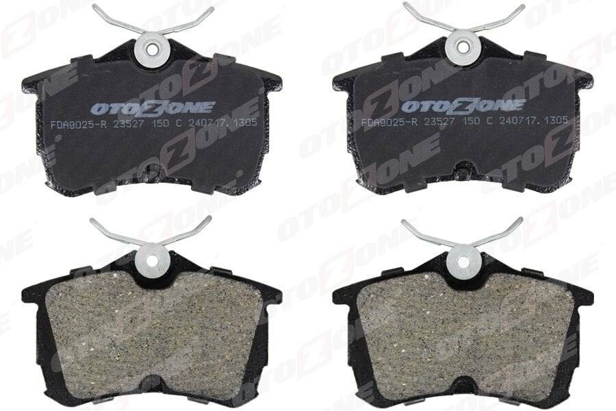 OTOZONE FDA9025-R ARKA FREN BALATA HONDA ACCORD EURO 1.8L 2.0L F18B F20Z CH CG kasa 98-02 / 2.0L 2.4L K20 K24 2.2L C DTi CL CN kasa 03-> - Aşınma ikaz soketli - Görsel 1