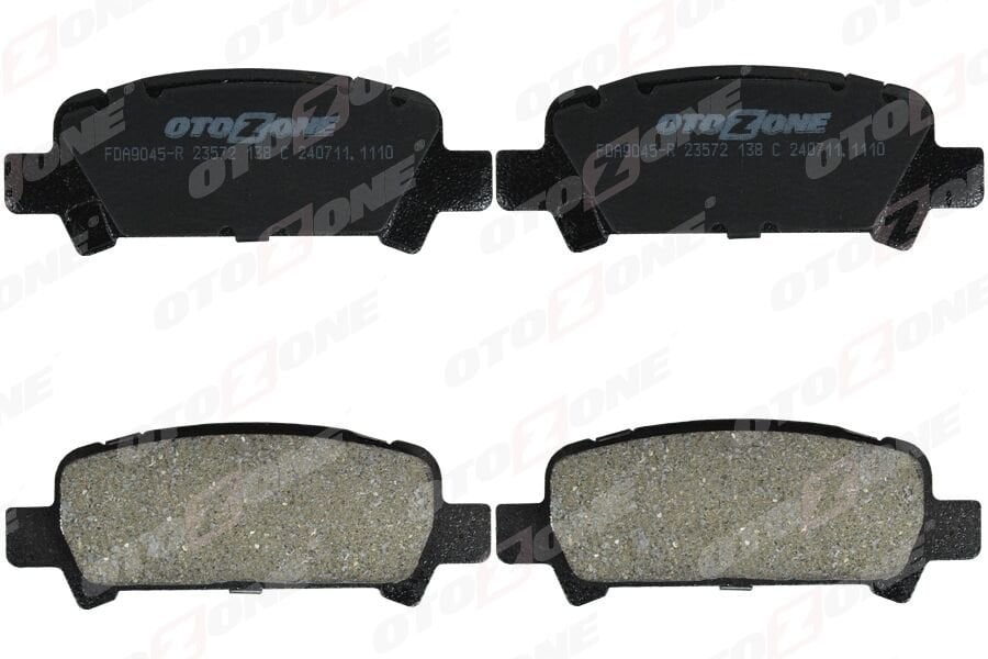 OTOZONE FDA9045-R ARKA FREN BALATA SUBARU IMPREZA 2.0L EJ20 GC GD 98-05 / FORESTER 2.0L EJ20 S turbo SF 99-02 / OUTBAC K 2.5L 3.0L 99-09 - Aşınma ikaz soketli - Görsel 1
