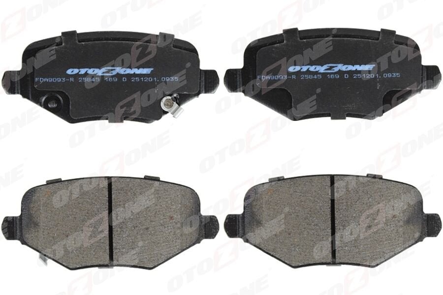 OTOZONE FDA9093-R DİSK FREN BALATASI ARKA FREEMONT 2011>JOURNEY 2008>GRAND VOYAGER V 2007> - Görsel 1