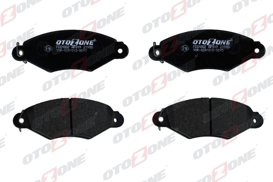 OTOZONE FDO1002 ÖN FREN BALATASI RENAULT KANGOO 97> CLIO SYMBOL I 98> CITRO N XSARA 97>02 PEUGEOT 306 96>01 - Görsel 1