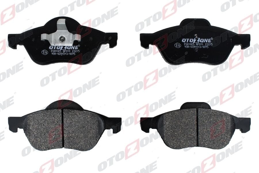 OTOZONE FDO1005 ÖN FREN BALATASI RENAULT LAGUNA II 01>05 LAGUNA III 07>15 MEGANE II 02> - Görsel 1