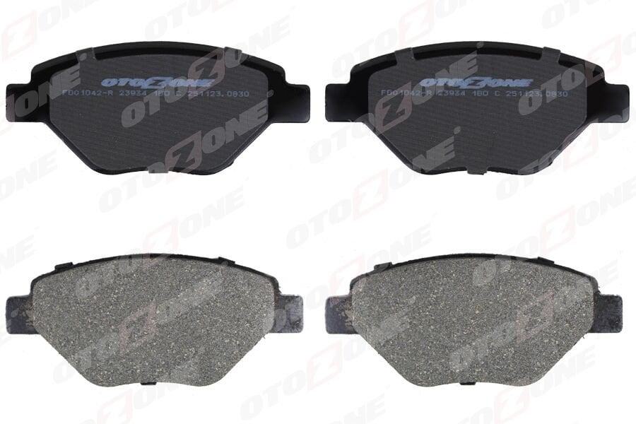 OTOZONE FDO1042-R ÖN FREN BALATASI MEGANE II 02>08 1.4 54x122x18 - Görsel 1