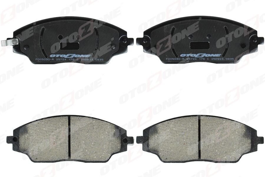 OTOZONE FDO5030-R ÖN BALATA CHEVROLET AVEO SEDAN 1.2-1.4-1.6-1.3D 11 > AVEO HB 1.2-1.2 LPG-1.4-1.6-1.3 11 > 14 JANT METAL İNDİKATÖRLÜ - Görsel 1