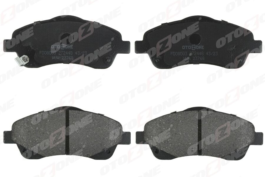 OTOZONE FDO8003 ÖN FREN BALATA TOYOTA AVENSIS 2.0L 1AZ-FE 1AZFSE AZT250 03-08 / 1.6L 3ZZFE VVTi ZZT250 03-08 / VERS O 2.2L 2ADFTV AUR10 04-09 - Görsel 1