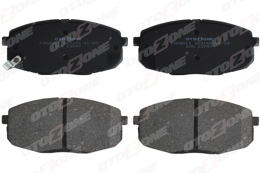 OTOZONE FDO8011 ÖN FREN BALATA HYUNDAI İ30 1.6L D4FB CRDi dizel 07-11 1.4L 1.6L benzinli 08-> / KIA CERATO 1.6L ben zinli 10-> / CEED 1.4L 1.6L benzinli 07-> - Aşınma ikaz soketli - Görsel 1