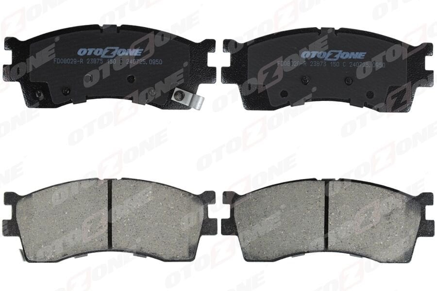 OTOZONE FDO8029-R ÖN FREN BALATA KIA RIO 1.3L 1.5L 02-04 / CARENS 1.5L 1.6L 00-02 / SHUMA 1.5L 1.6L HB 01-04 / CLARUS 1.6L 00-> - Aşınma ikaz soketli - Görsel 1