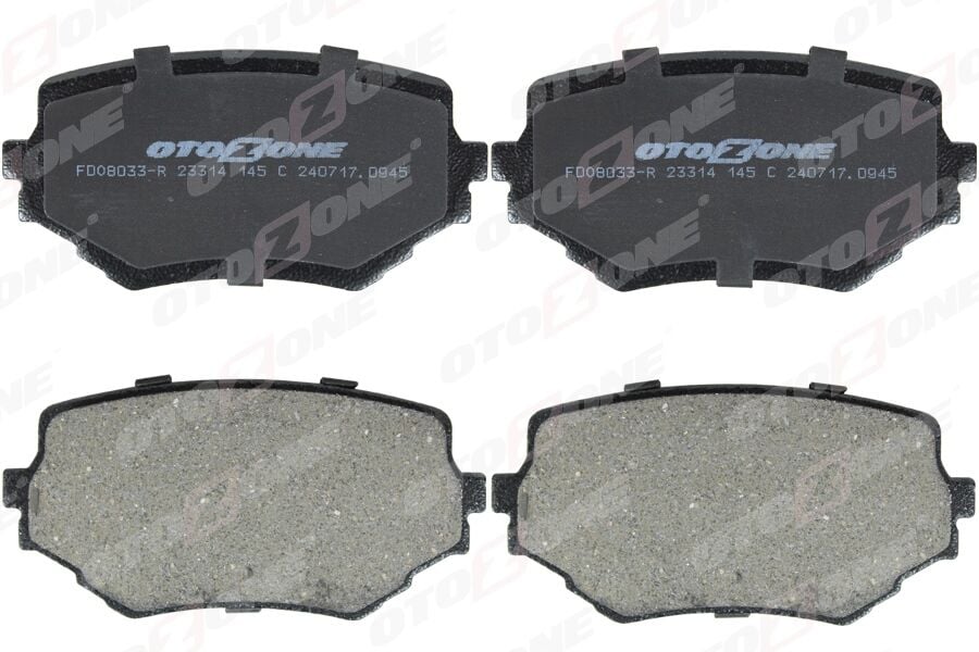 OTOZONE FDO8033-R ÖN FREN BALATA SUZUKI GRAND VITARA 2.0L J20A SQ420 5 kapı 98-05 / VITARA 2.0L H20A SV620 V6 94-98 - Görsel 1