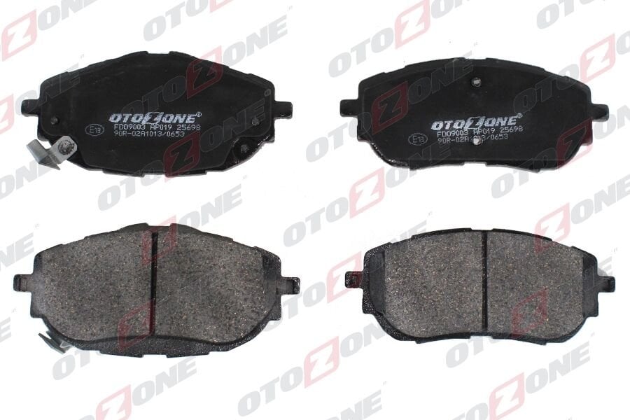OTOZONE FDO9003 ÖN FREN BALATA TOYOTA AURIS COROLLA 1.33L 1.6L 1NR-FE 1ZR-FAE NRE180 ZRE181 ZRE185 12-> / 1.4L 1ND-FTV NDE180 12-> - Görsel 1