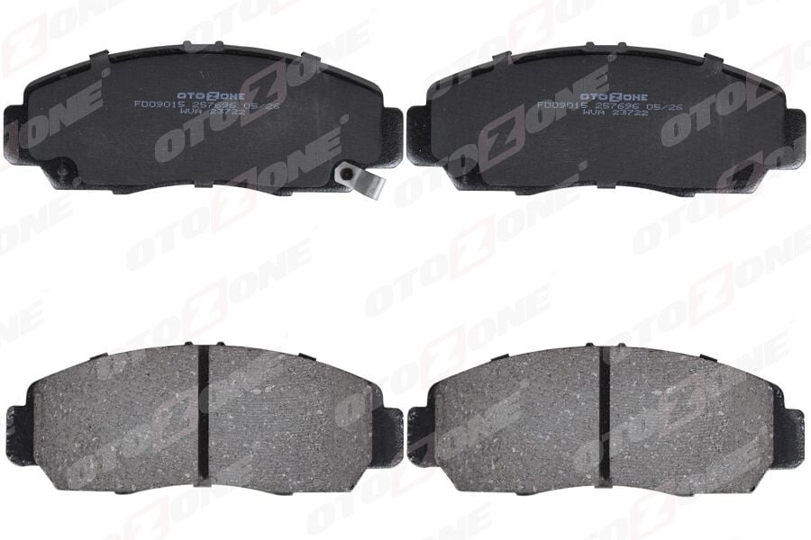 OTOZONE FDO9015 ÖN FREN BALATA HONDA CIVIC 1.6L R16A2 R16B2 VTEC sedan FD6 FB7 kasa 06-16 / 1.8L R18A2 FD7 kasa 06-12 - Görsel 1
