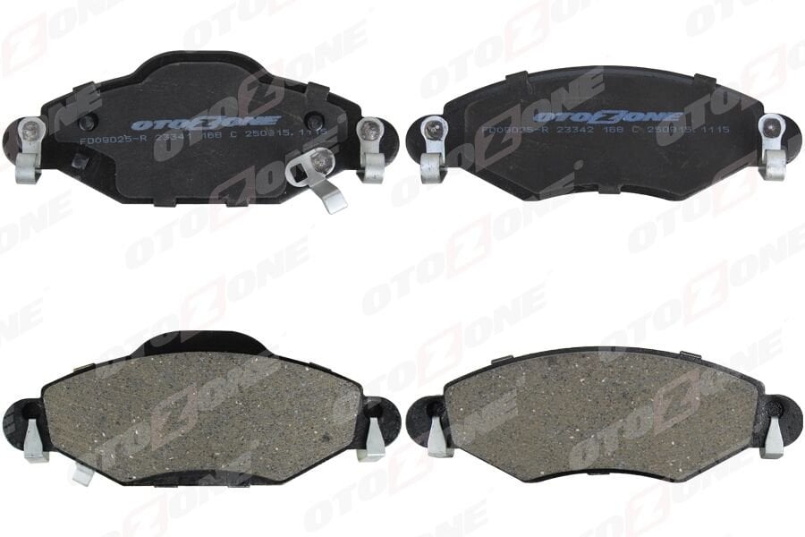 OTOZONE FDO9025-R ÖN FREN BALATA TOYOTA YARIS 1.0L 1SZ-FE SCP10 fransız üretim 03-05 / 1.3L 2SZ-FE SCP12 fransız üret im 03-05 - Görsel 1