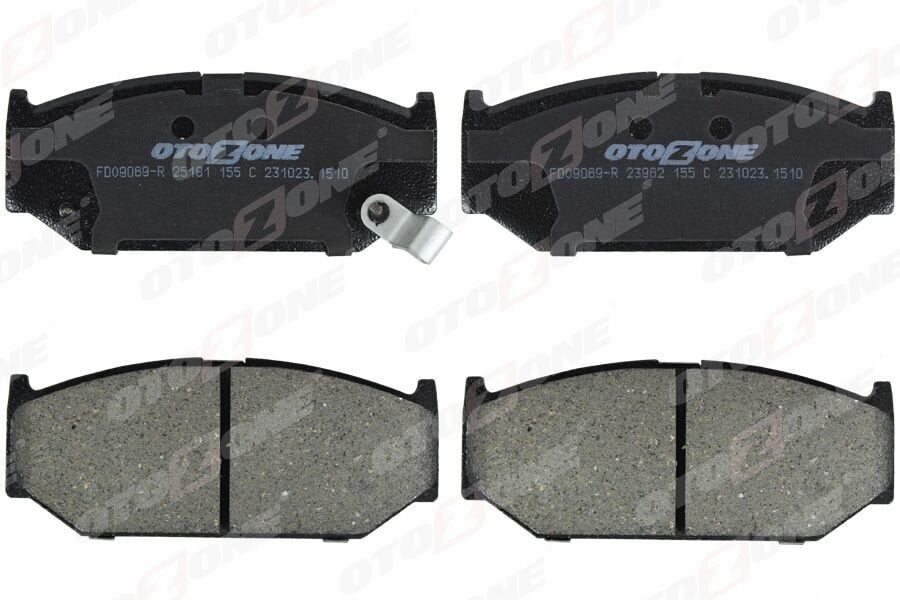 OTOZONE FDO9069-R ÖN FREN BALATA SUZUKI SWIFT 1.3L 1.5L M13A M15A RS413 RS415 MACAR 4x2 4x4 05-> - Görsel 1