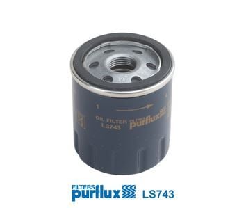 PURFLUX LS743 YAĞ FİLTRESİ C1-P107 1.0-COROLLA 1.3-1.3 12V-1.6-1.8 - AVENSIS 1.6-1.8-YARIS 1.3-1.5-CAMRY-CARINA - Görsel 1