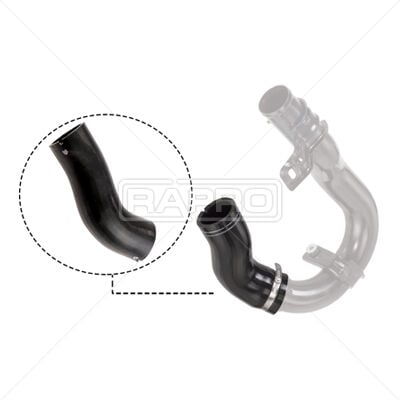 RAPRO 11531 TURBO HORTUMU METAL PARÇA HARİÇ FİAT DOBLO 1.3 MJET YM 09> - Görsel 1