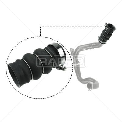 RAPRO 16240 TURBO INTERCOOLER HORTUMU CONNECT 1.8TDCI 110PS 06>14 SİLİKON - Görsel 1