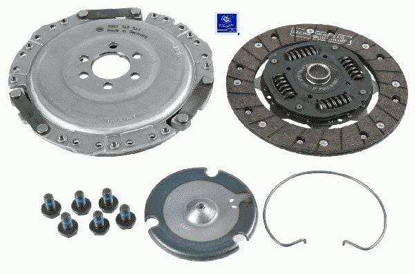 SACHS 3000822601 DEBRİYAJ SETİ BASKI DİSK BORA-GOLF-POLO-OCTAVIA-TOLEDO-IBIZA-A3-1.6-2.0 AEH-AKL-APF-2E 621301409 - Görsel 1