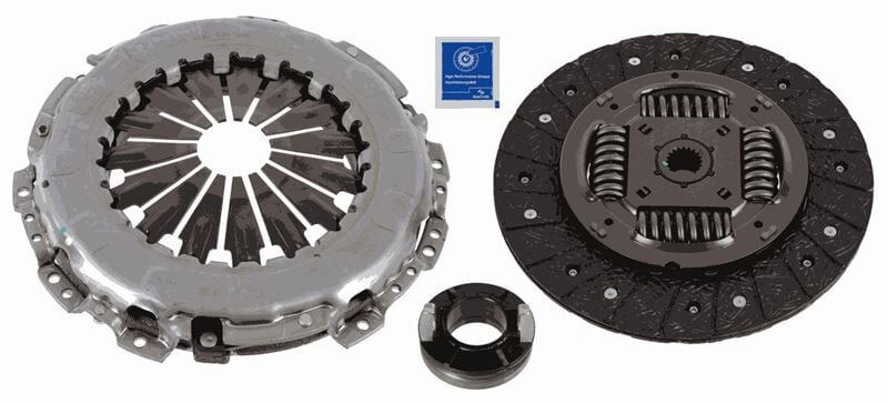 SACHS 3000951556 DEBRİYAJ SETİ BASKI DİSK BİLYA HYUNDAI BLUE 1.6L CRDi 10-> / I20. I30 1.4L 1.6L CRDi 08-> / KIA CA RENS. SOUL 10->/ RIO. VENGA 1.4L D4FC 10-> / CEED 1.6L 6 vites 10-> - çelik rulman - Görsel 1