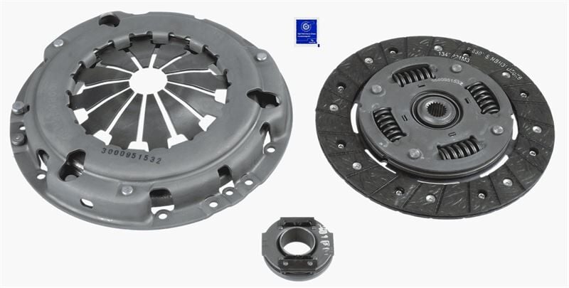SACHS 3000952012 DEBRİYAJ SETİ BASKI DİSK RULMAN FIAT DOBLO 05>23 EGEA 16> 500 07> FİORİNO 08> GRANDE PUNTO 08>13 P UNTO EVO 09>12 PANDA 12>PALIO 05> 1.2 1.3D MTJ 1.4 - Görsel 1
