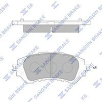 SANGSIN SP1780 ÖN FREN BALATA TOYOTA YARIS 1.3L 1.5L 2NZ-FE 1NR-FE 1NZ-FE NSP150 NSP151 NCP150 14-> - Görsel 1