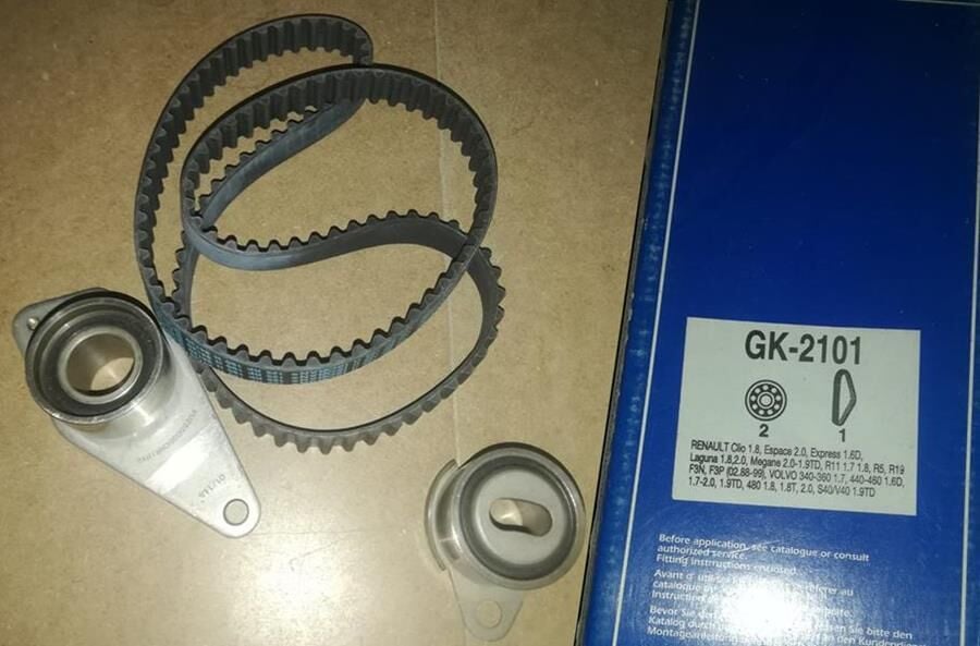 SKF GK2101 EKSANTRİK GERGİ KİTİ LAGUNA 1.8-2.0-MEGANE 2.0-1.9TD-VOLVO 340-360 1.7 / 440-460 1.6D-1.7-2.0-1.9TD 480 1.8-1.8T-2.0 / S40/V40 1.9TD - Görsel 1