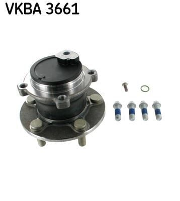 SKF VKBA3661 ARKA TEKER PORYASI RULMANLI FOCUS C-MAX 07>11 -FOCUS II 04>11 ABS Lİ 5 BİJON SENSOR HARIC - Görsel 1