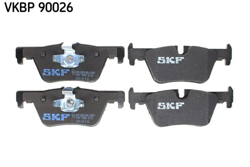 SKF VKBP90026 FREN BALATASI ARKA BMW F20 F21 F22 F23 F30 F31 F34 F32 F33 F36 - Görsel 1
