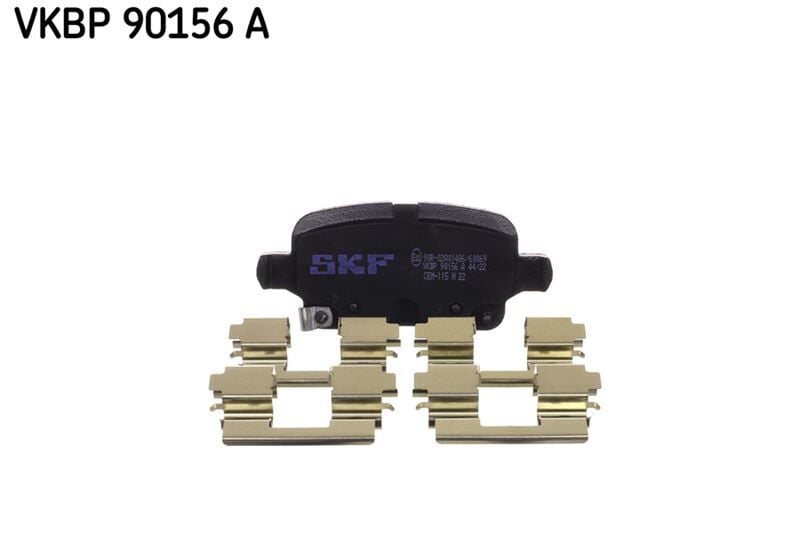 SKF VKBP90156A ARKA BALATA OPEL ASTRA K 1.0-1.4-1.4T-1.6T-1.6CDTI 16 > 106.5x46.3x16.6 - Görsel 1
