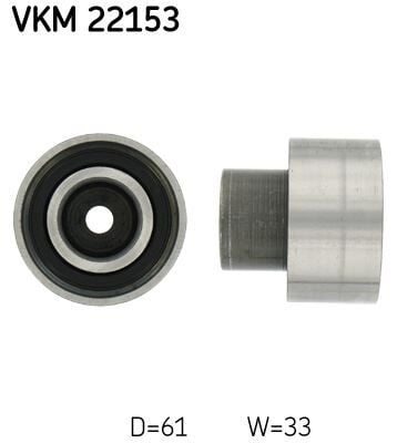SKF VKM22153 x EKSANTRİK GERGİ RULMANI DUCATO 88-90 -BRAVA-BRAVO 95-01 -TMPR 90-96 -TIPO 88-96 -ALFA 145 1. - Görsel 1