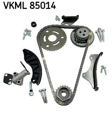SKF VKML85014 EKSANTİRİK ZİNCİR FULL KİTİ 55500071 DİŞLİ ASTRA J/K-INSIGNIA A/B-MERIVA B MPV-MOKKA/MOKKA X-ZAFIR A TOURER C 1.6 CDTI DİŞLİLER GERGİ PALETLER ZİNCİR CİVATALAR CONTA - Görsel 1