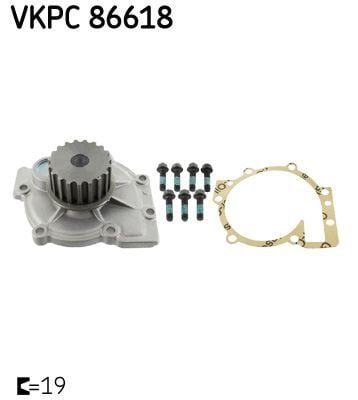 SKF VKPC86618 DEVİRDAİM LGN 140 KASA 2.0 16V B56M N7Q 749 S40 95-04 S60 01 > S80 98-06 V40 V50 C30 C70 XC70 - Görsel 1