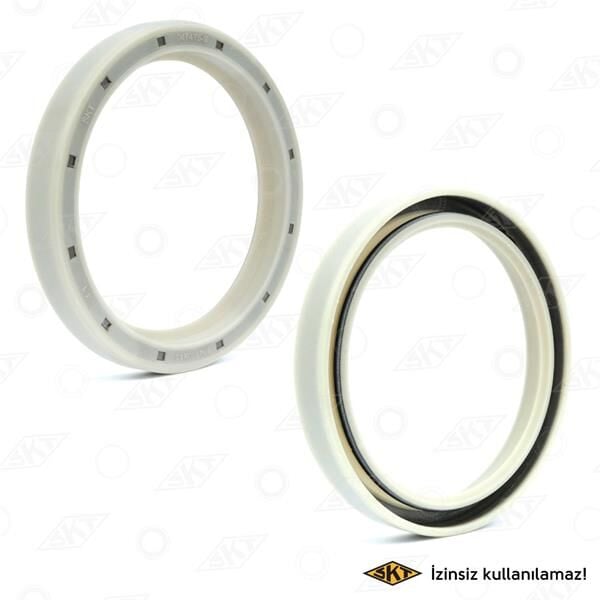 SKT 047475-S KRANK KEÇESİ ARKA SLİKONLU YM R9-11-R12 -R19 1.4 KARBÜRATÖRLÜ 80x100x13 - Görsel 1
