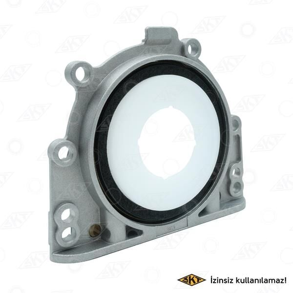 SKT 415242-FAEK KRANK KEÇESİ ARKA VW-SKODA-SEAT-AUDİ 97> AKL-ALT-ALZ-BFQ-BSE-BLR-BGU 1.6-2.0 FLANŞ İLE KALINLIK: DIŞ ÇAP: 131mm-İÇ ÇAP: 85mm - Görsel 1